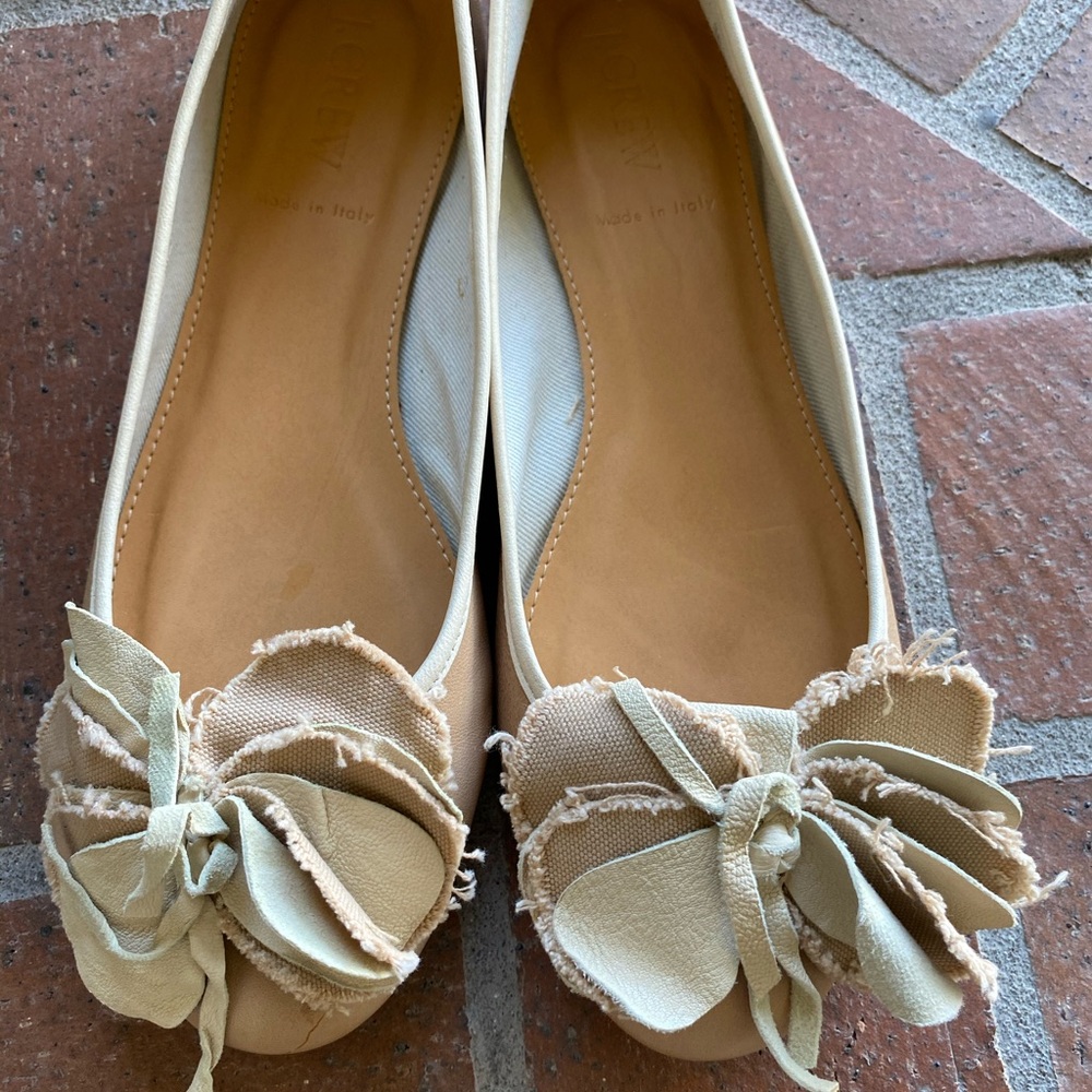 J.CREW Fleur du jour ballet flats